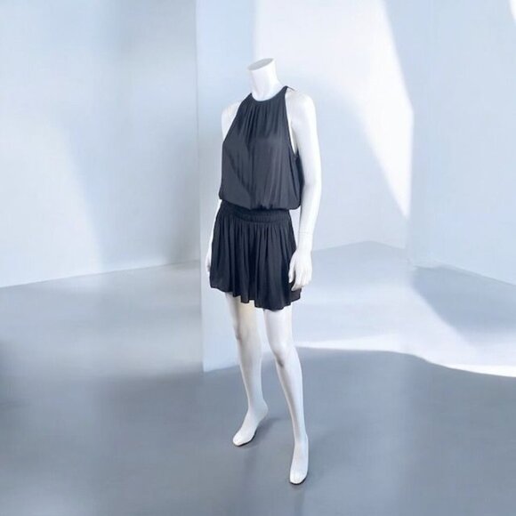 Modern Citizen Blouson Mini Dress Sleeveless Black, Size Medium - Picture 4 of 15